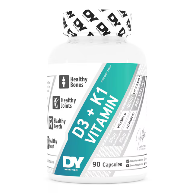 DY Nutrition D3 - K1 Vitamin 90 Tabs