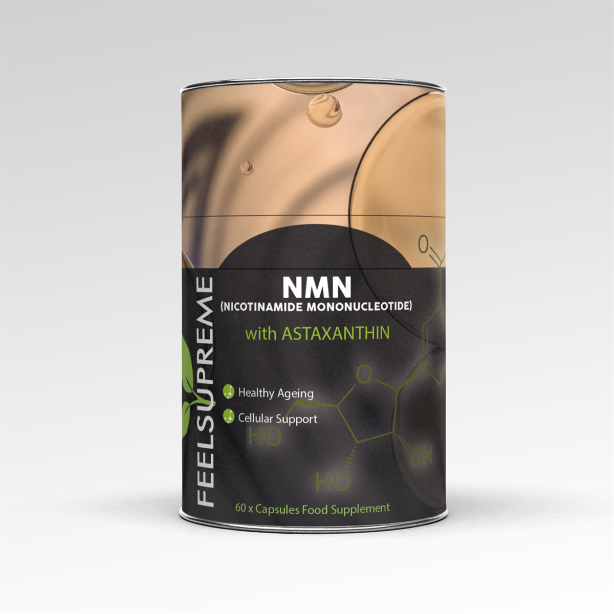 Feel Supreme NMN + Astaxanthin Supplement 60 Caps
