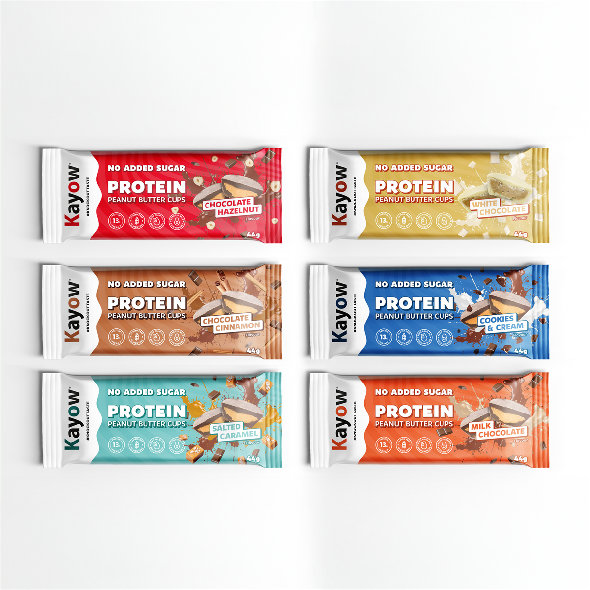 Kayow Nutrition Peanut Butter Cups 12x44g