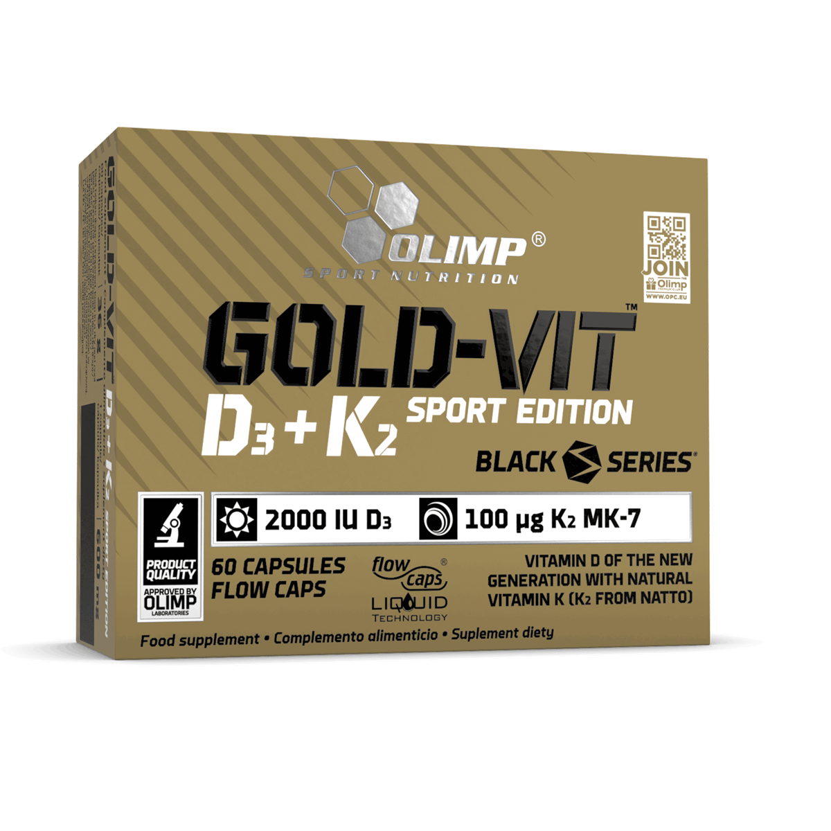 Olimp Sport Nutrition Gold Vit D3+K2 60 Caps