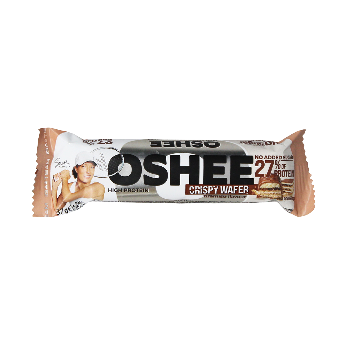 OSHEE Protein Crispy Wafer 12x37g Hazelnut