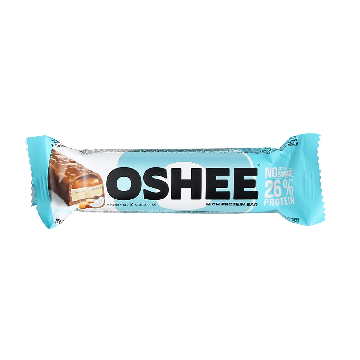 OSHEE Protein Bar 12x49g Coconut + Caramel