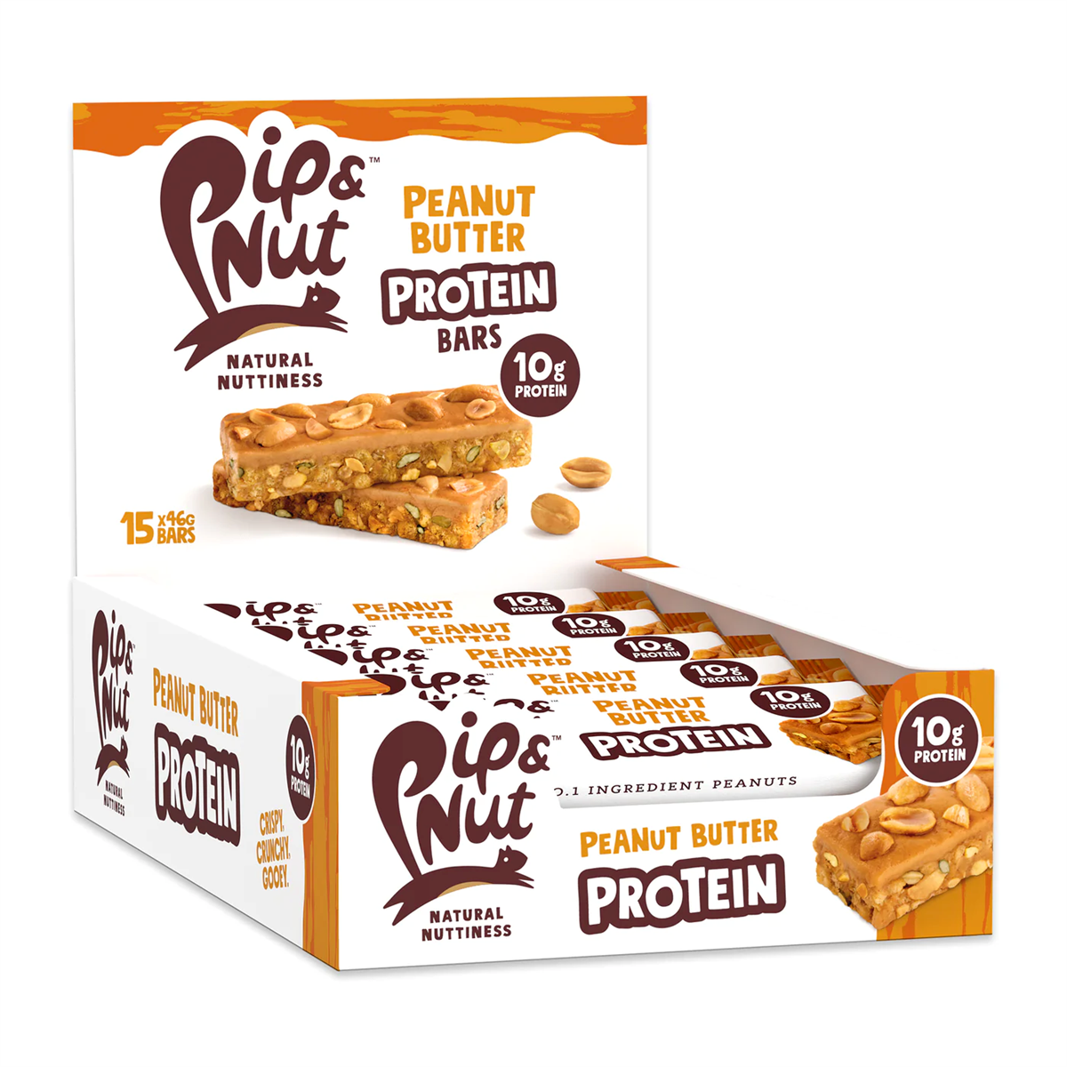 Pip & Nut Protein Bar 15x45g