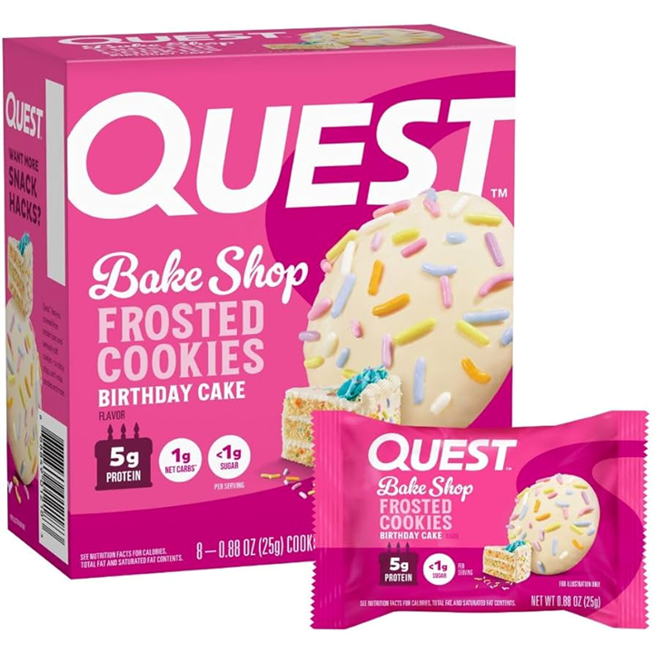 Quest Nutrition Bakeshop Frosted Cookie 8x25g